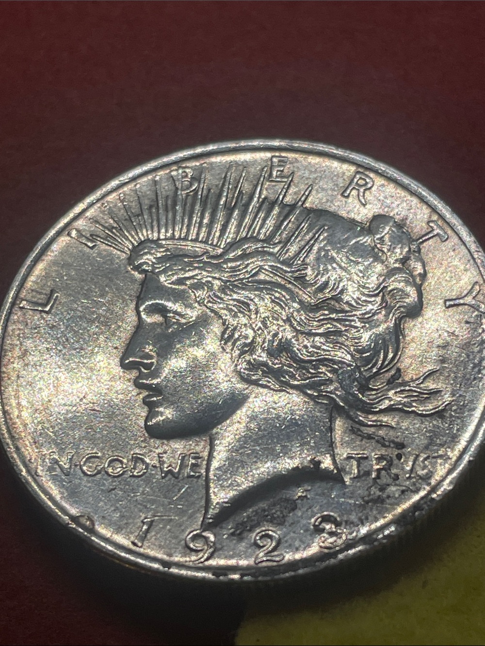 Vintage 1923 Peace Dollar BU proof type